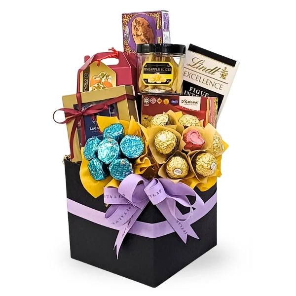 Bangsar Treats Godiva Leonidas Lindt Chocolate Gift Box with Ferrero Rocher and Gourmet Treats