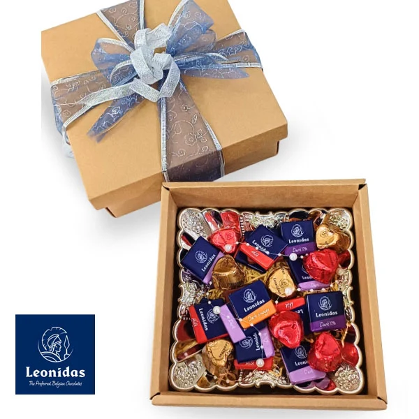 Leonidas Royale Belgian Chocolate Gift with Assorted Napolitains and Heart Pralines Malaysia